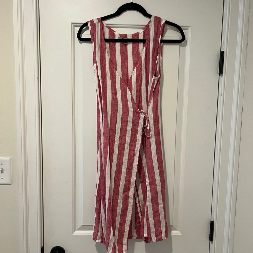 Flax wrap dress